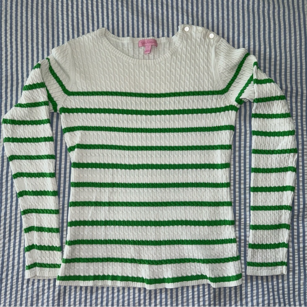 Lilly Pulitzer Women’s cotton sweater, Sz S